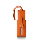 SHEAFFER x Emily In Paris Full-Grain Leather Luggage Tag - Orange