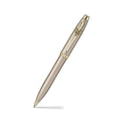SHEAFFER x Emily In Paris 100 9377 Champagne Gold with Champgne Gold Trim Ballpoint Pen and Full-Grain Credit Card Holder Gift Set