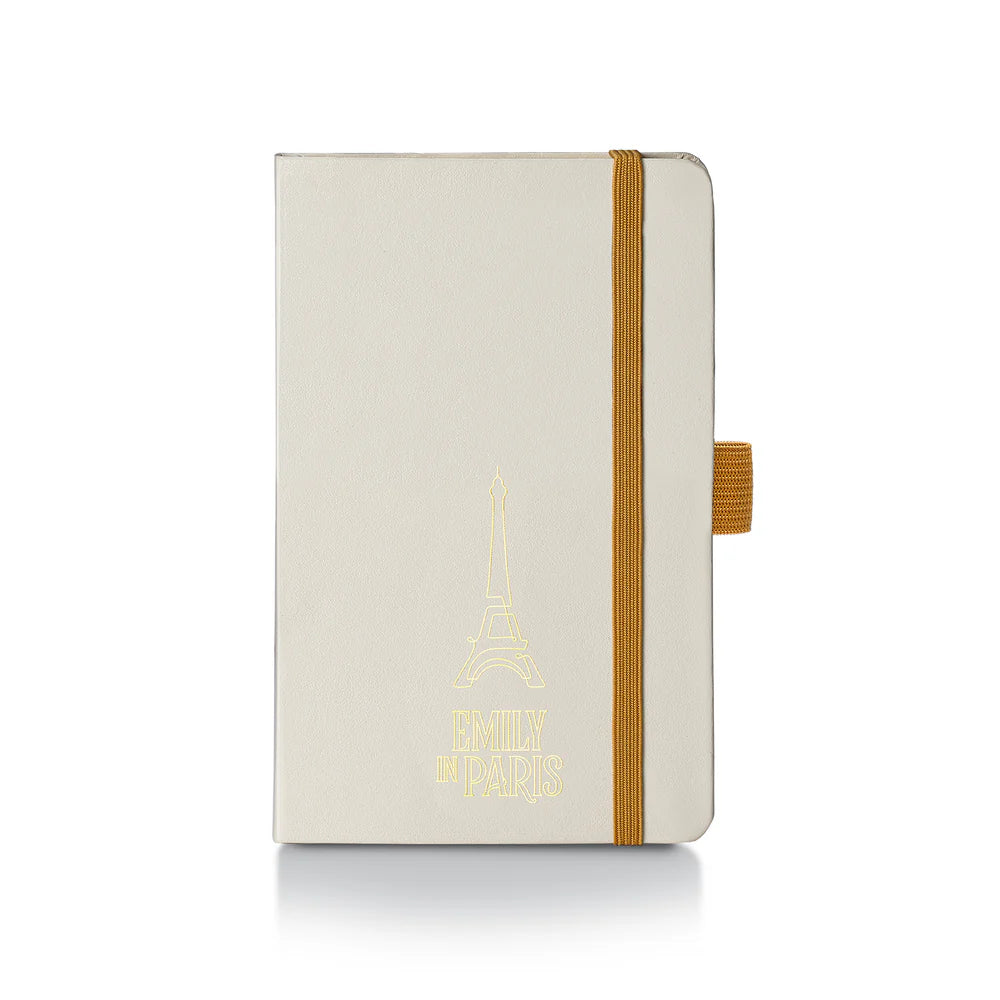 SHEAFFER x Emily In Paris 100 9377 Champagne Gold with Champagne Gold Trim Ballpoint Pen and Hardbound Notebook Small Gift Set