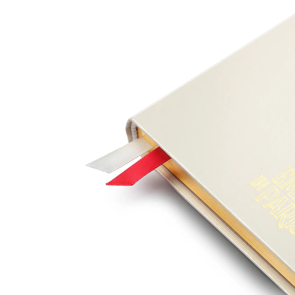 SHEAFFER x Emily In Paris 100 9377 Champagne Gold with Champagne Gold Trim Ballpoint Pen and Hardbound Notebook Small Gift Set