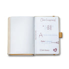 SHEAFFER x Emily In Paris 100 9377 Champagne Gold with Champagne Gold Trim Ballpoint Pen and Hardbound Notebook Small Gift Set