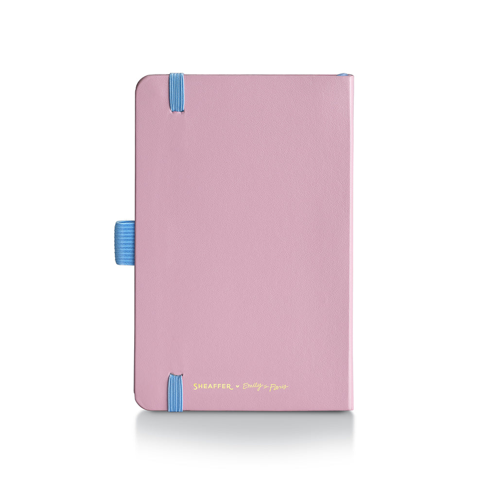 SHEAFFER x Emily In Paris Prelude Mini 9810 Pastel Pink with Swarovski Crystal Ballpoint Pen and Hardbound Notebook Small Gift Set