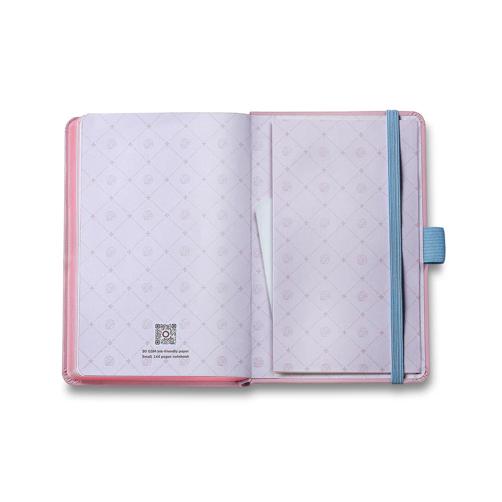 SHEAFFER x Emily In Paris Prelude Mini 9810 Pastel Pink with Swarovski Crystal Ballpoint Pen and Hardbound Notebook Small Gift Set
