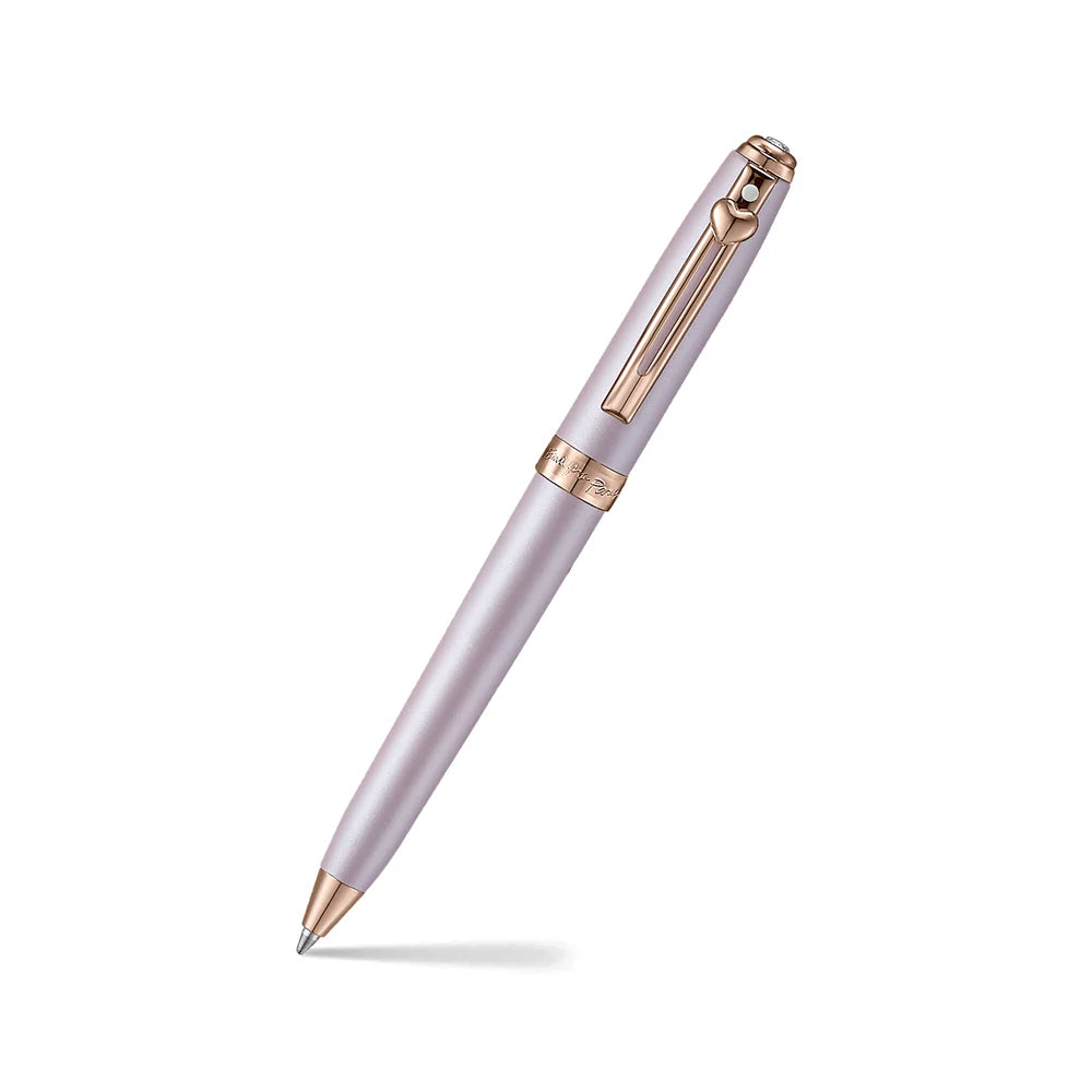 SHEAFFER x Emily In Paris Prelude Mini 9810 Pastel Pink with Swarovski Crystal Ballpoint Pen and Hardbound Notebook Small Gift Set