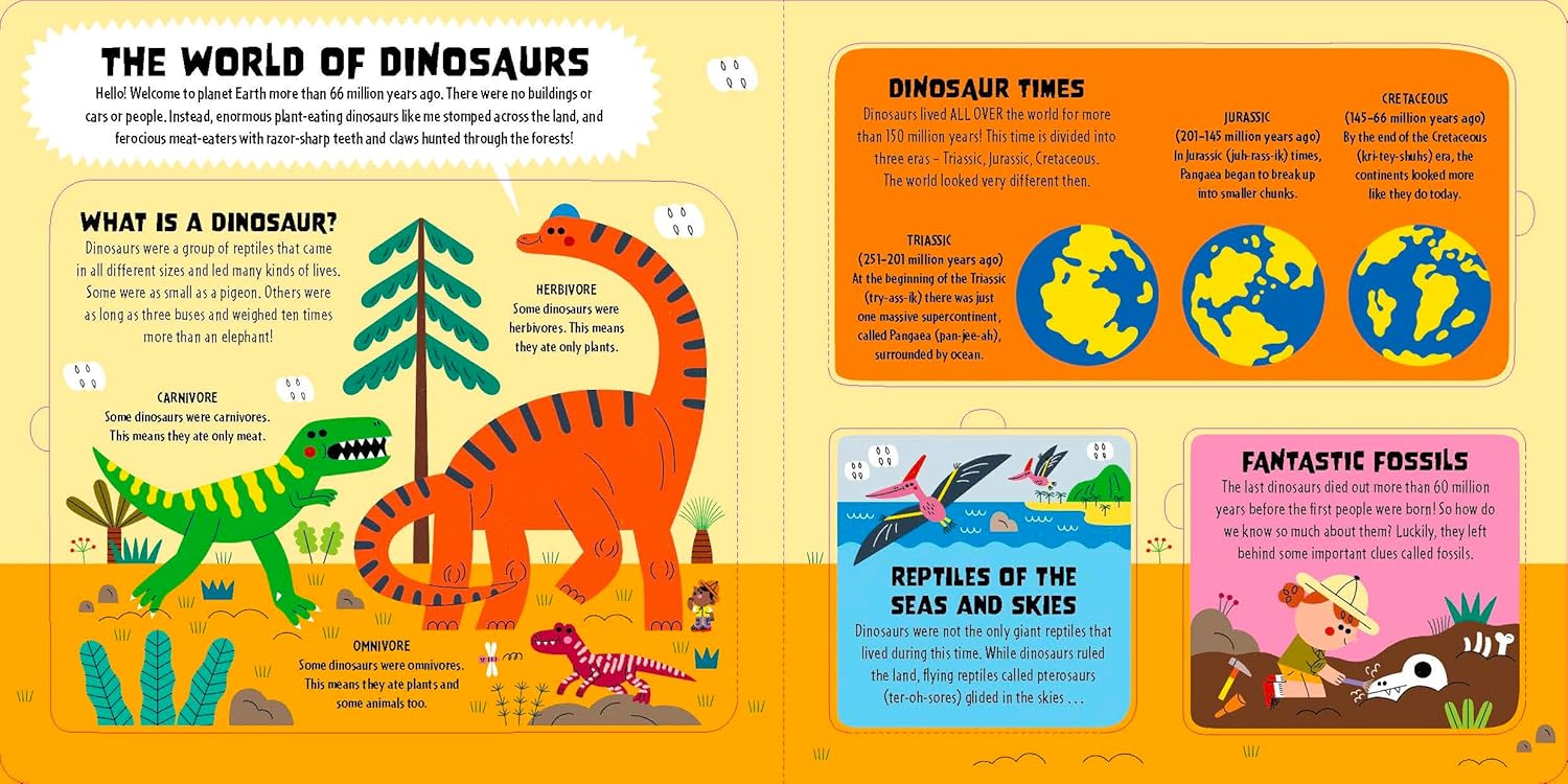 My First Lift-the-Flap Dinosaur Atlas by Lonely Planet