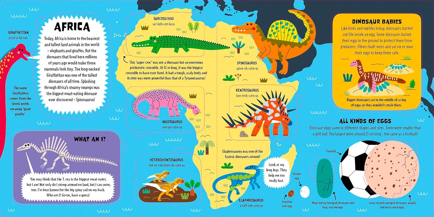 My First Lift-the-Flap Dinosaur Atlas by Lonely Planet