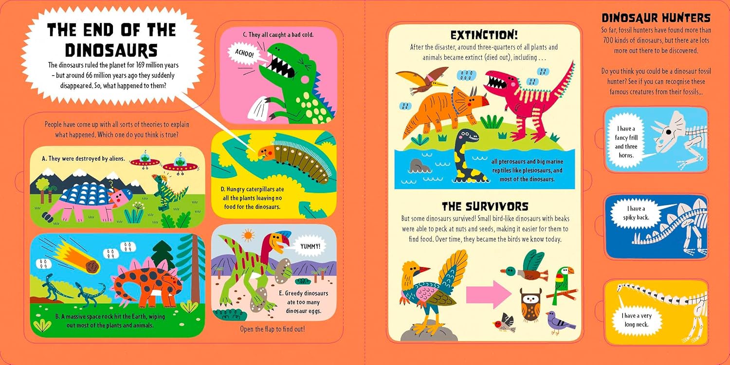 My First Lift-the-Flap Dinosaur Atlas by Lonely Planet