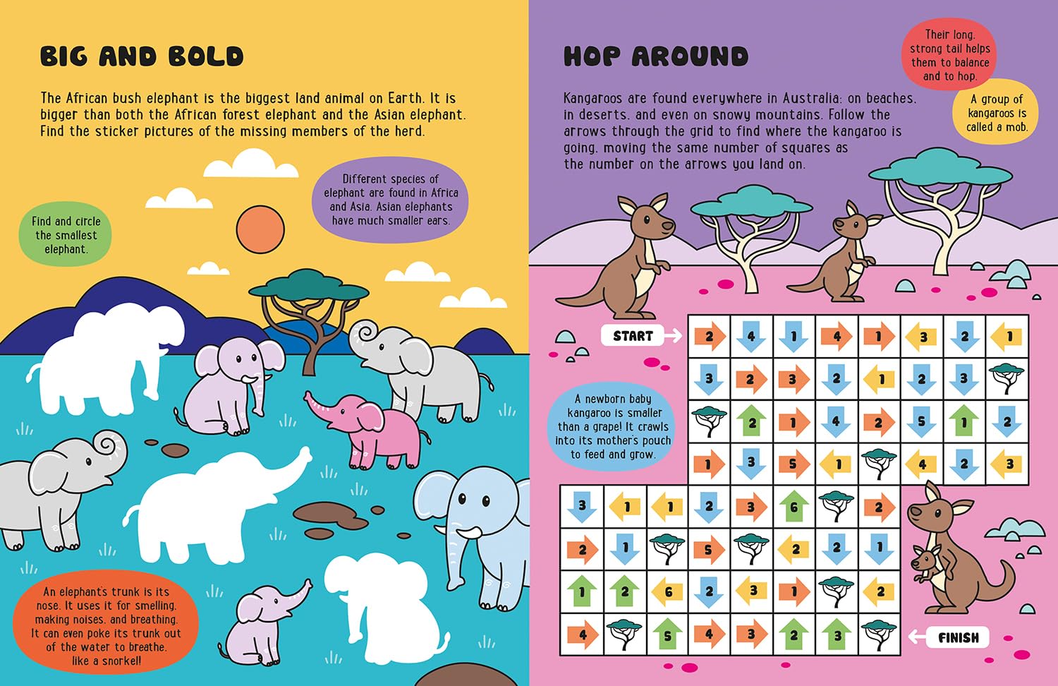 Glow-in-the-Dark Animals Sticker Activity Book by Lisa Regan