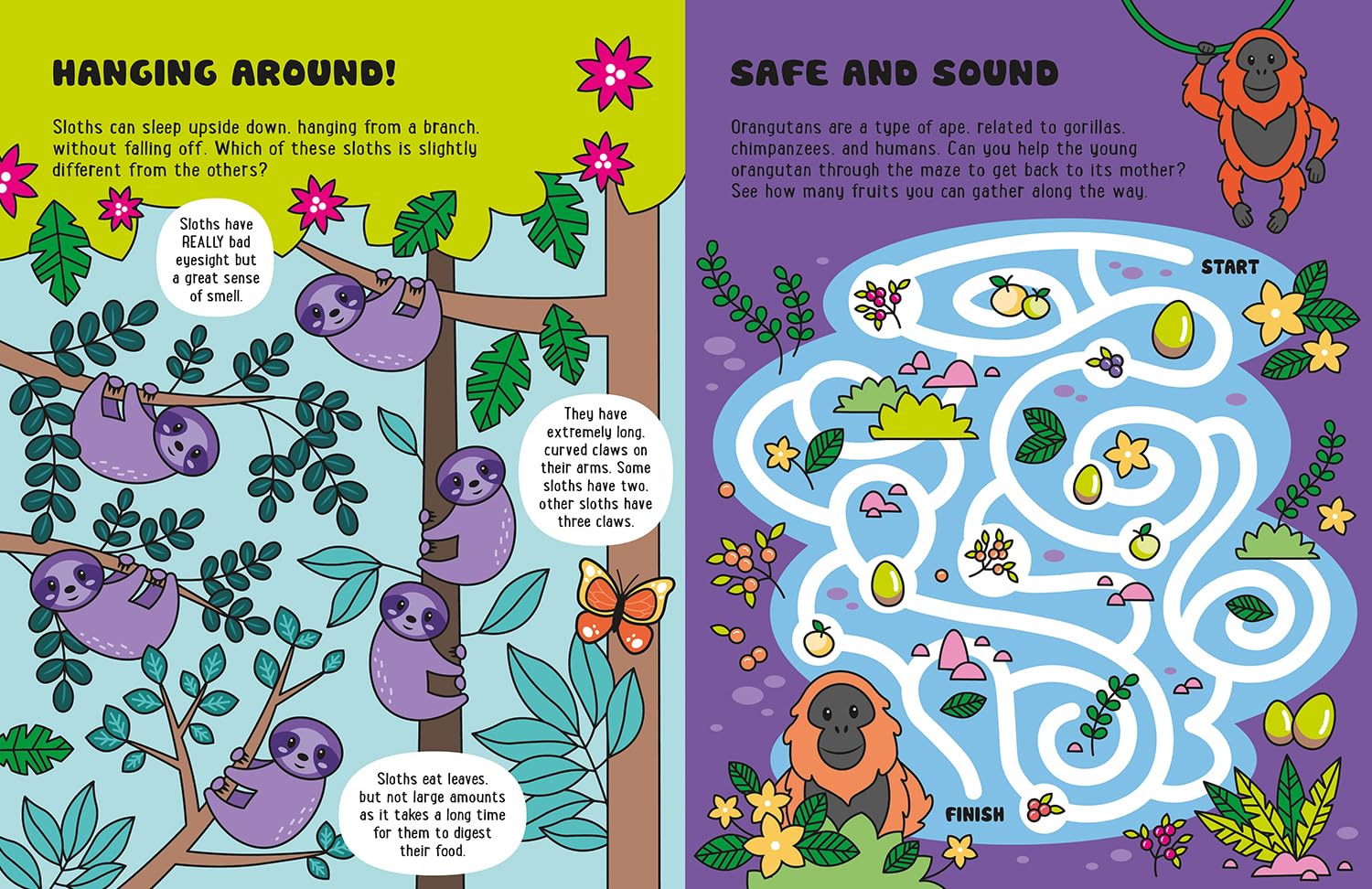 Glow-in-the-Dark Animals Sticker Activity Book by Lisa Regan