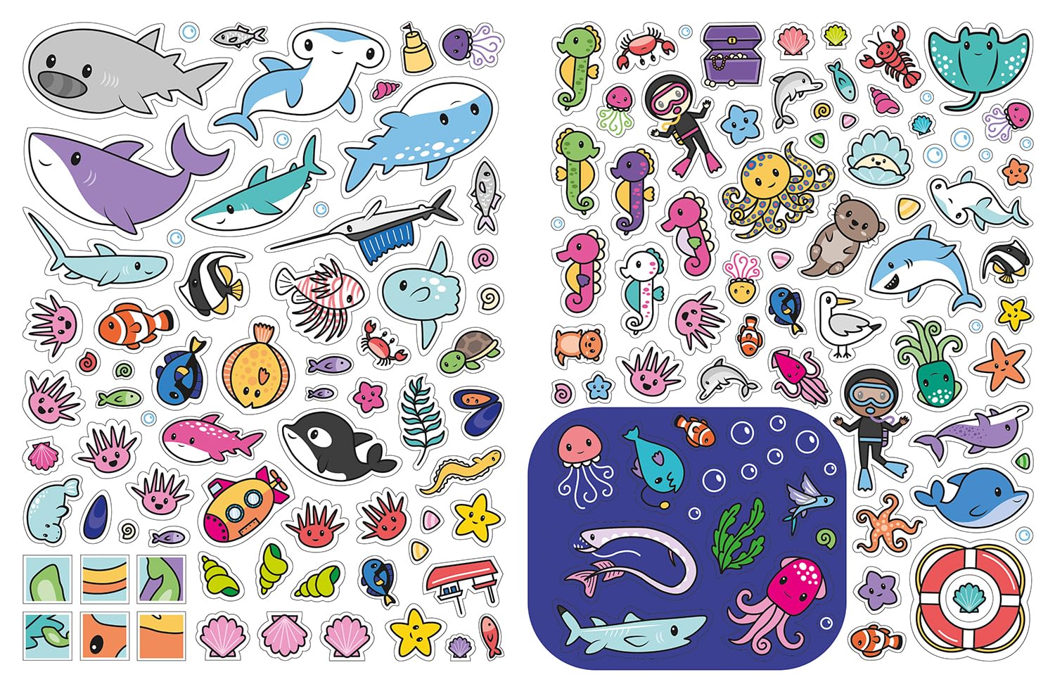 Glow-in-the-Dark Ocean Sticker Activity Book by Lisa Regan