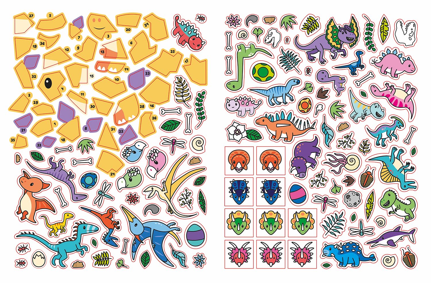 Glow-in-the-Dark Dinosaurs Sticker Activity Book by Lisa Regan