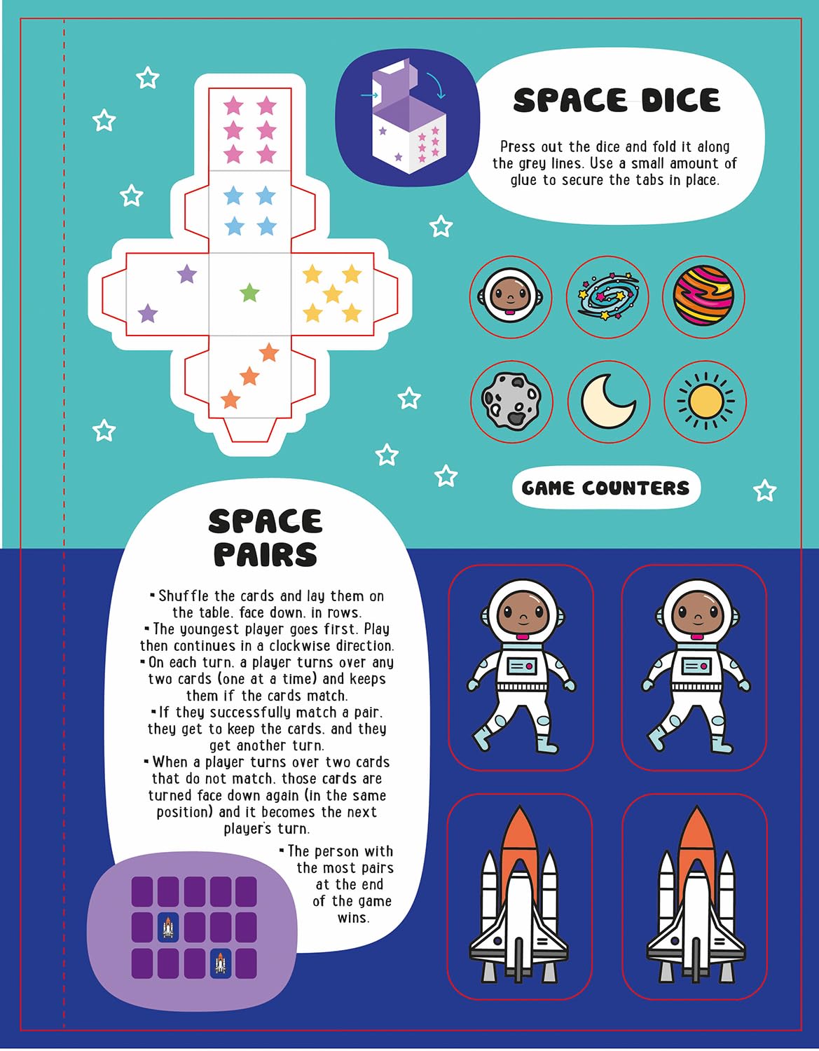 Glow-in-the-Dark Space Sticker Activity by Lisa Regan