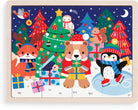 Christmas 12-Piece Wooden Tray Puzzle