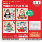Christmas Set of 4 Wood Puzzles