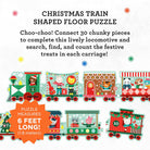 Christmas Train Shaped Floor Puzzle