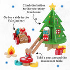 Christmas Treehouse Wooden Play Set