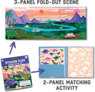 Dinosaur Park Sticker Play Reusable Activity Set