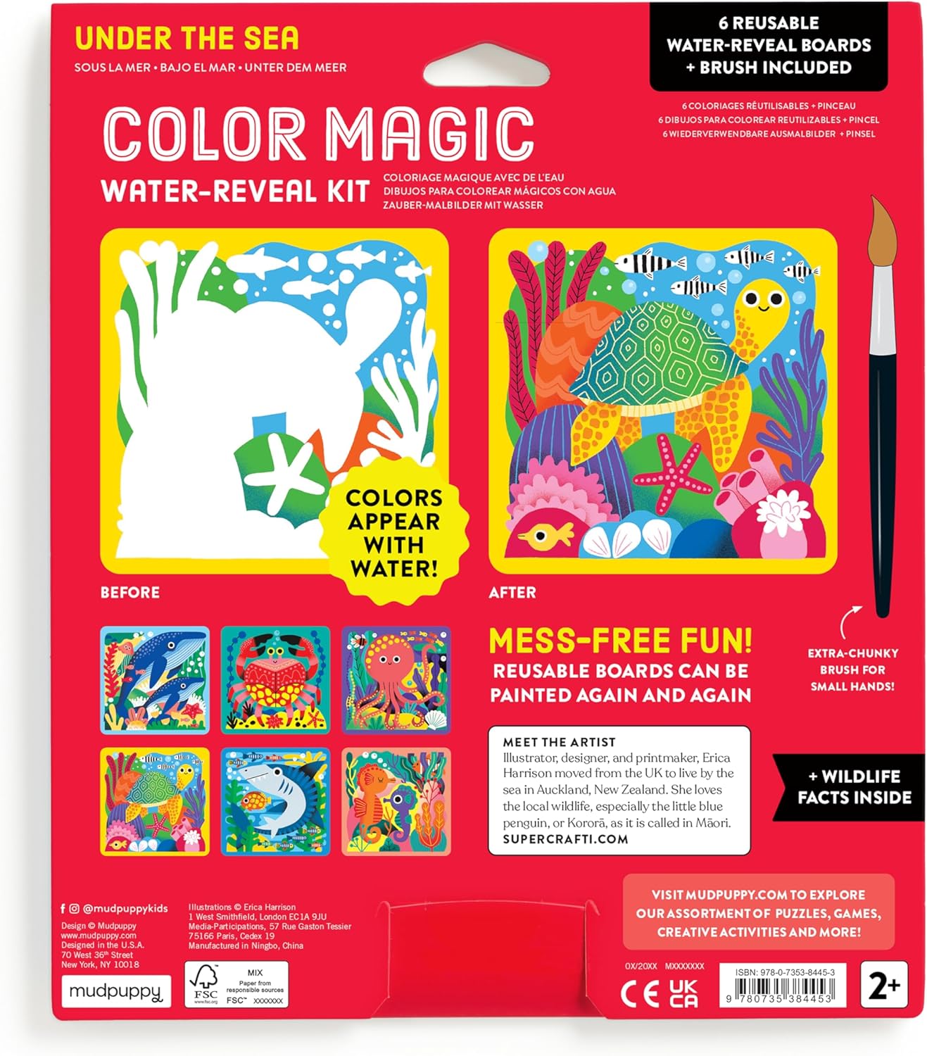 Under The Sea Color Magic Water-Reveal Kit