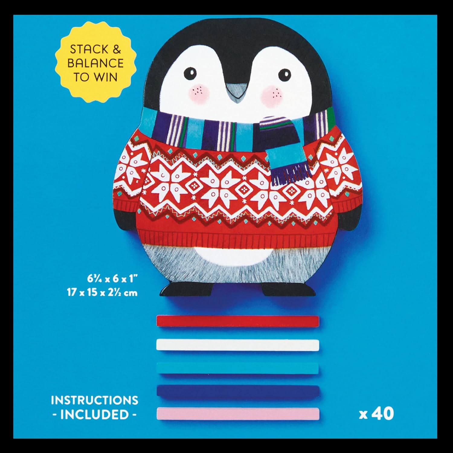 Penguin Stack-up Wooden Balancing Game