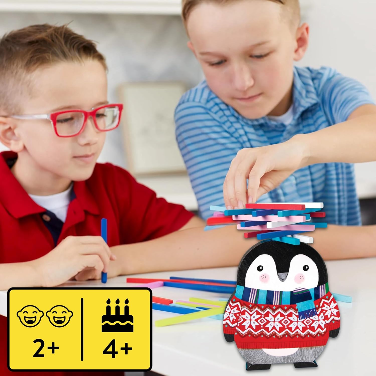 Penguin Stack-up Wooden Balancing Game