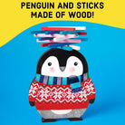 Penguin Stack-up Wooden Balancing Game