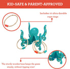 Happy Octopus Wooden Hoopla