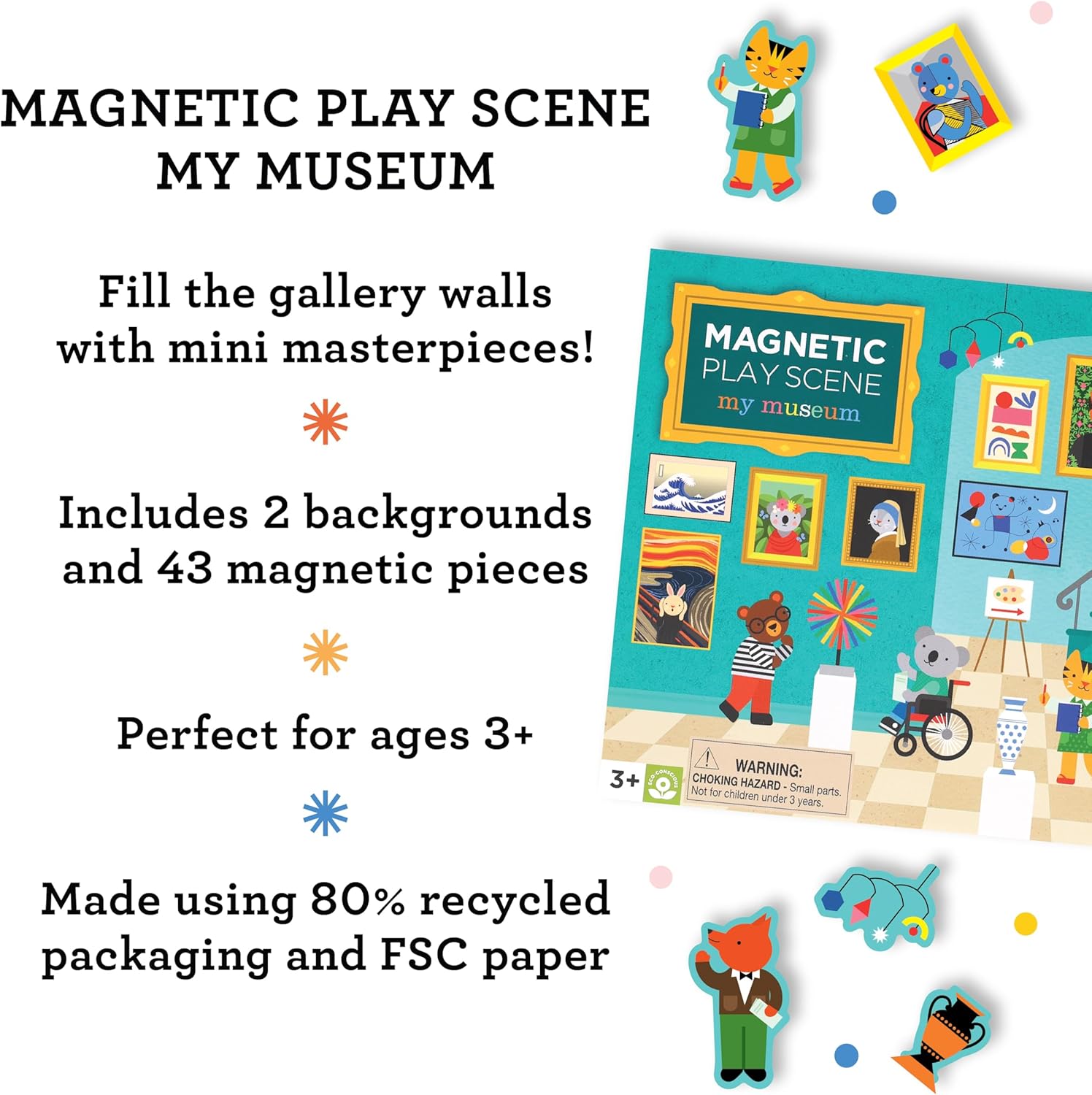 My Museum Magnetic Play Scene