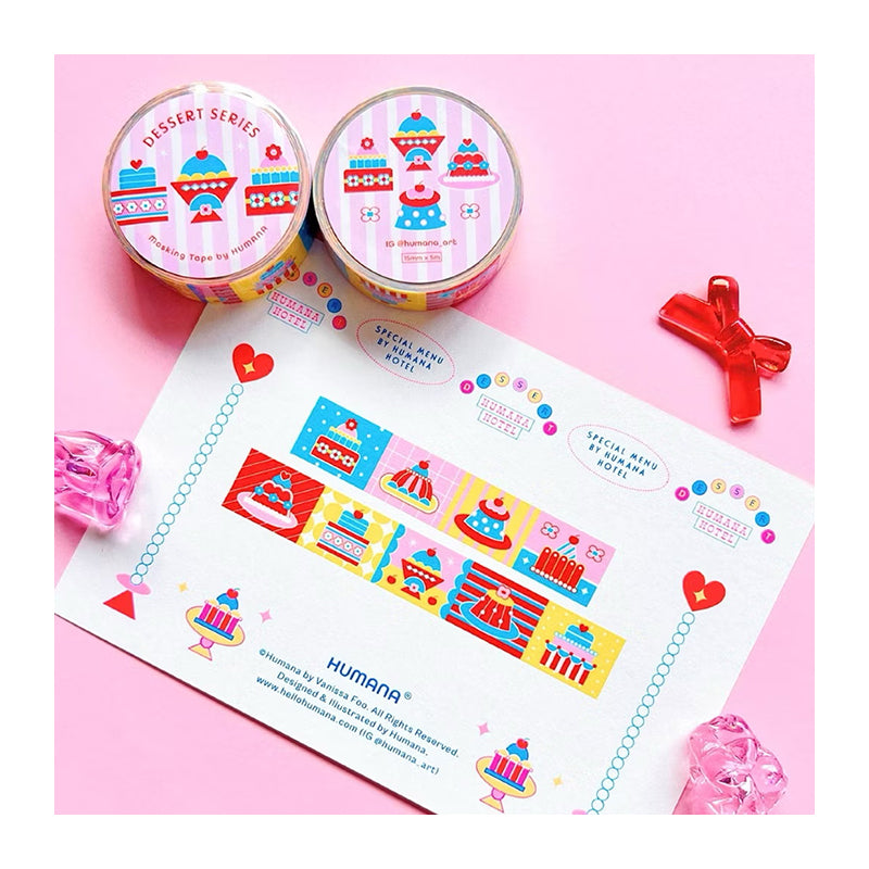 HUMANA Dessert Series Washi Tape