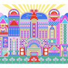 HUMANA Hotel Series Art Print A3: Entrance