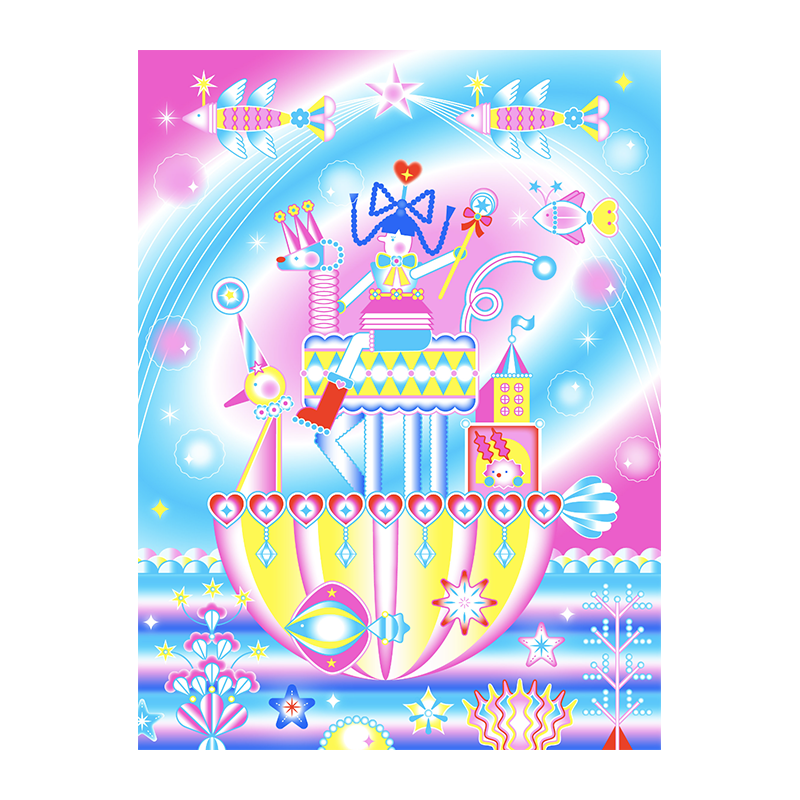 HUMANA Friends Series Art Print A3: Sea