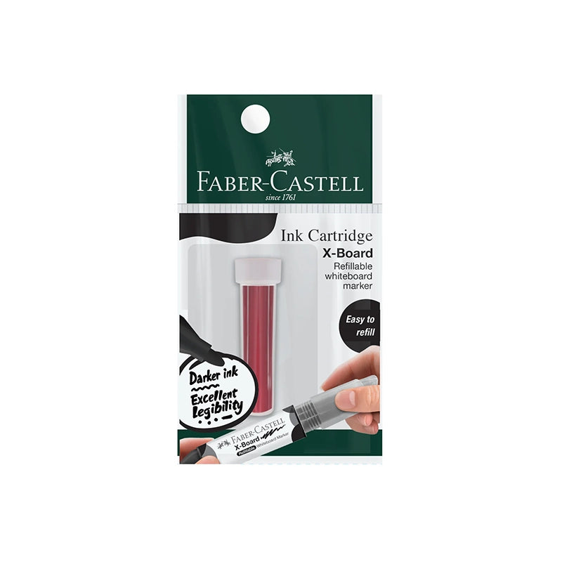 FABER-CASTELL Whiteboard Marker X-Board 254080 Refill 1s Red PB