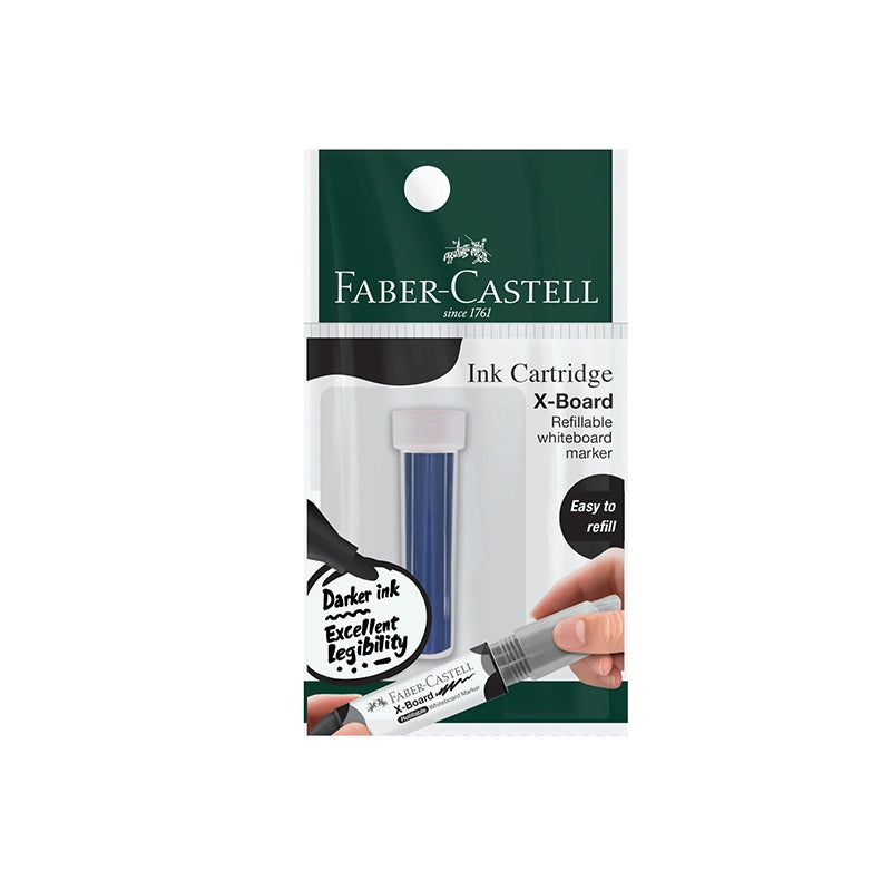 FABER-CASTELL Whiteboard Marker X-Board 254081 Refill 1s Blue PB