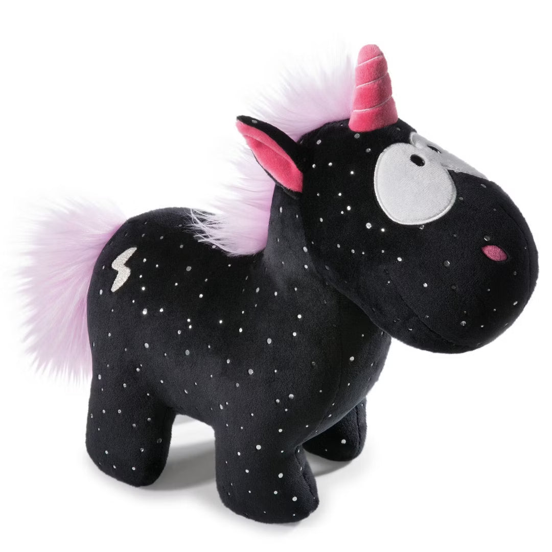 NICI Plush 32cm Standing Unicorn Carbon Flash