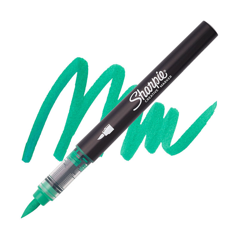 SHARPIE Creative Marker Acrylic Brush Tip Emerald Green