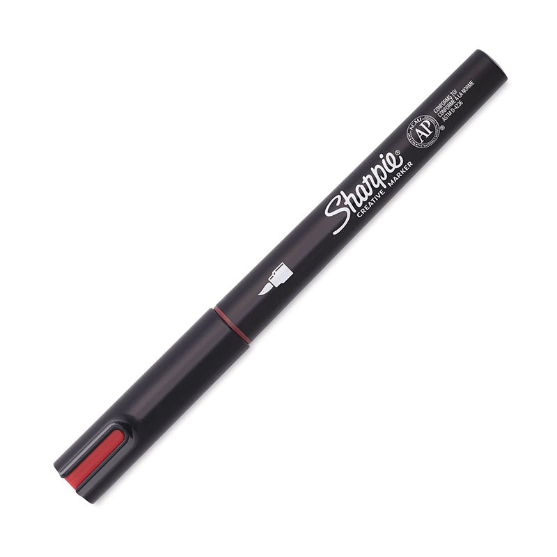 SHARPIE Creative Marker Acrylic Brush Tip Red