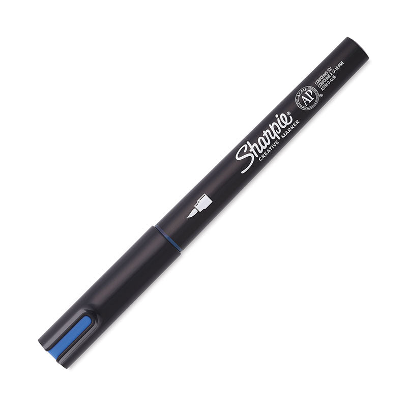 SHARPIE Creative Marker Acrylic Brush Tip Blue
