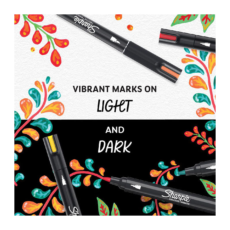 SHARPIE Creative Marker Acrylic Bullet Tip 5 Colours in Blister Pack