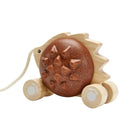 PLAN TOYS Pull-Along Hedgehog Brown