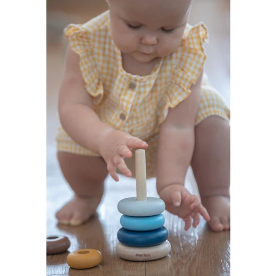 PLAN TOYS Stacking Ring Orchard