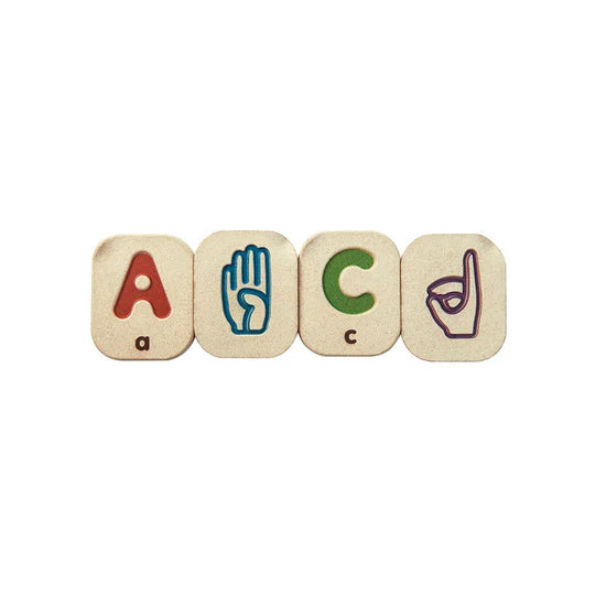 PLAN TOYS Alphabet A-Z Hand SIgn
