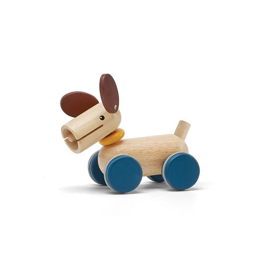 PLAN TOYS Push & Pull Puppy