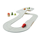 PLAN TOYS Rubber Road & Rail Set Large