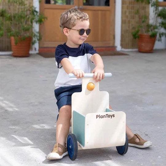 PLAN TOYS Delivery Bike Orchard