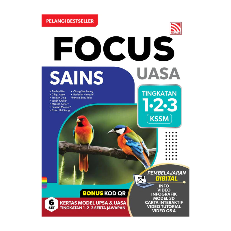 Focus UASA KSSM 2025 Sains Tingkatan 1-3