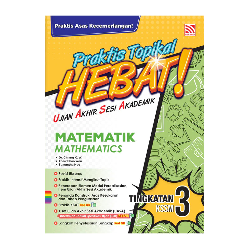 Praktis Topikal Hebat UASA KSSM 2025 Matematik Tingkatan 3
