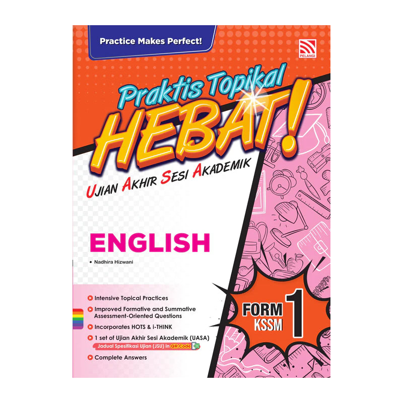 Praktis Topikal Hebat UASA KSSM 2025 English Form 1
