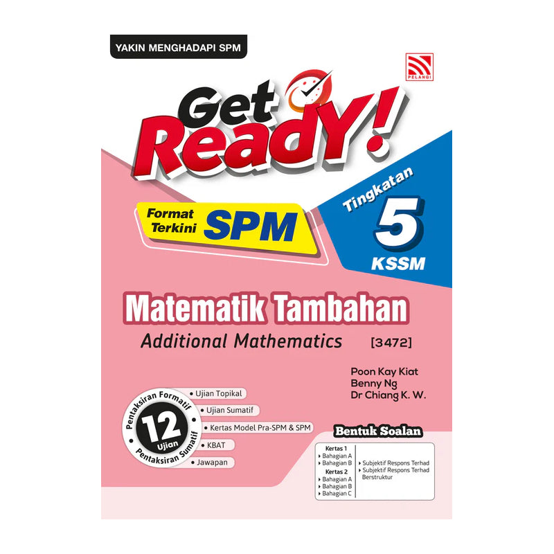 Get Ready SPM (2025) Matematik Tambahan Tingkatan 5