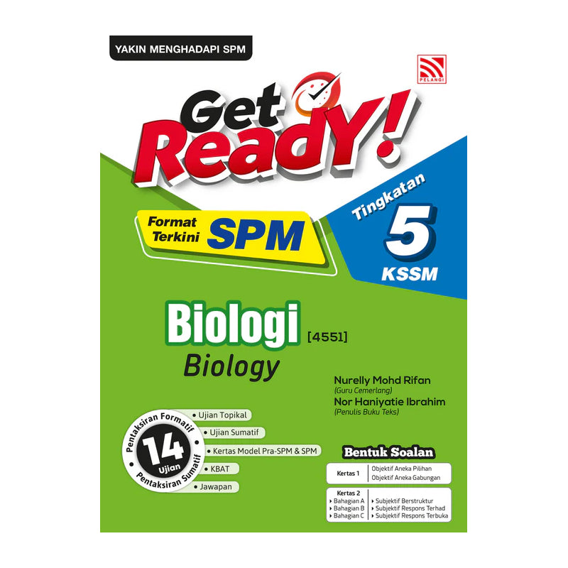 Get Ready SPM (2025) Biologi Tingkatan 5