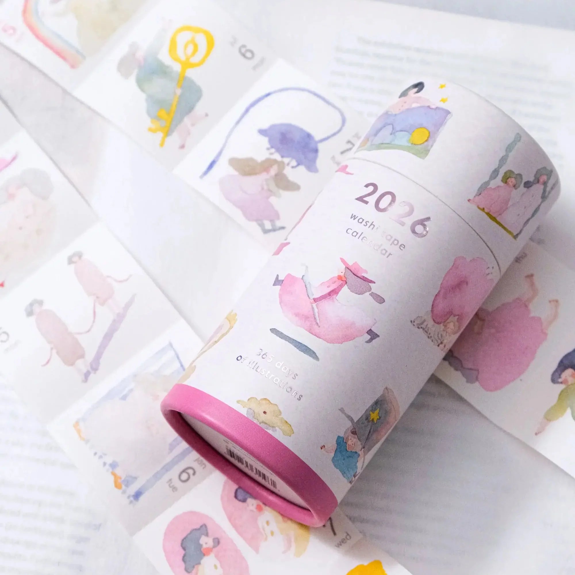 DODOLULU 2026 Washi Tape 365 Days Calendar