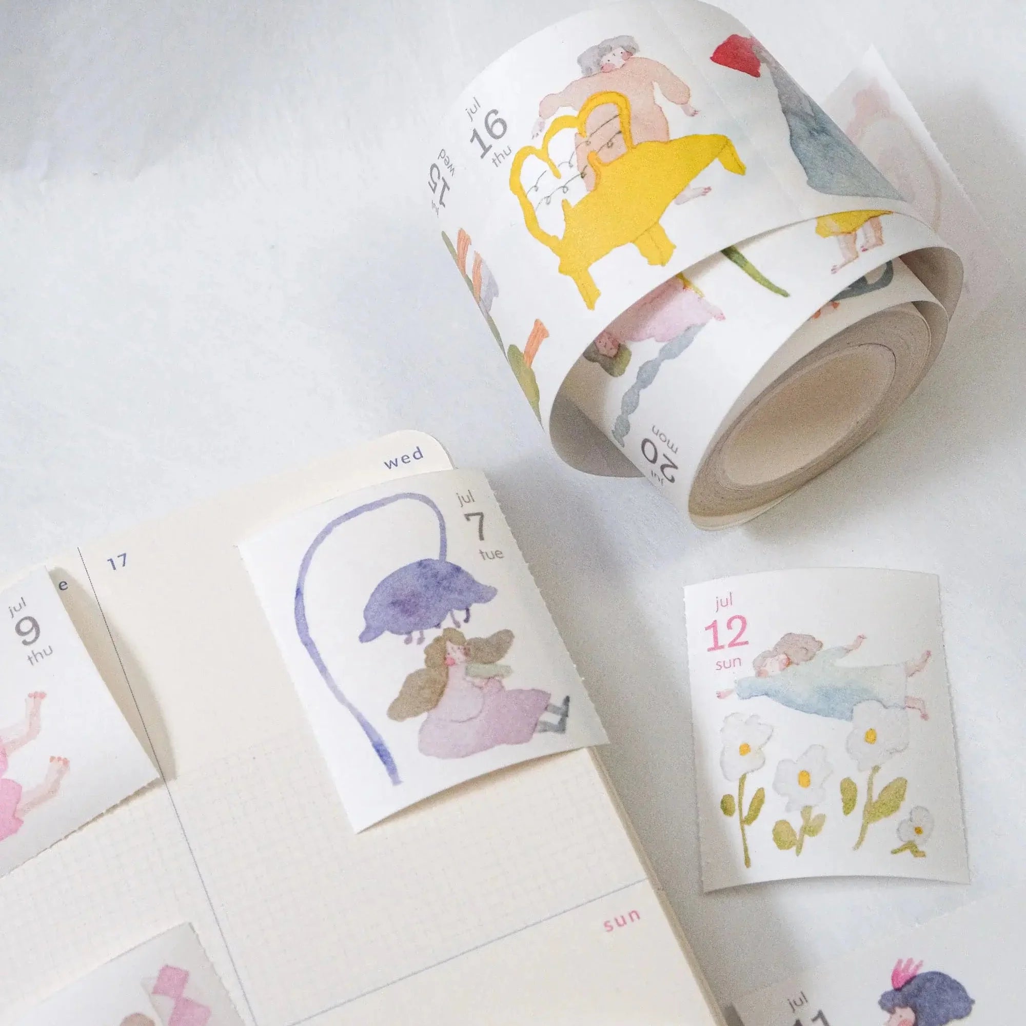 DODOLULU 2026 Washi Tape 365 Days Calendar